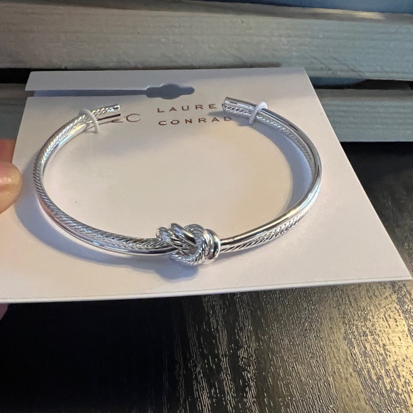 LC Lauren Conrad Silver Knot Bracelet - Picture 2 of 5